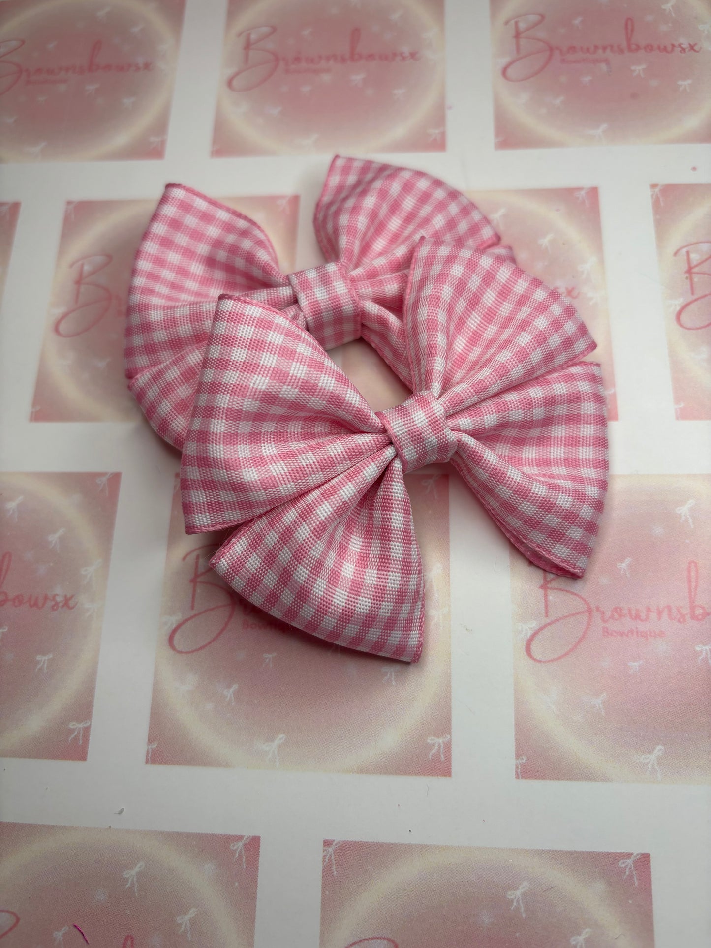 Gingham piggies