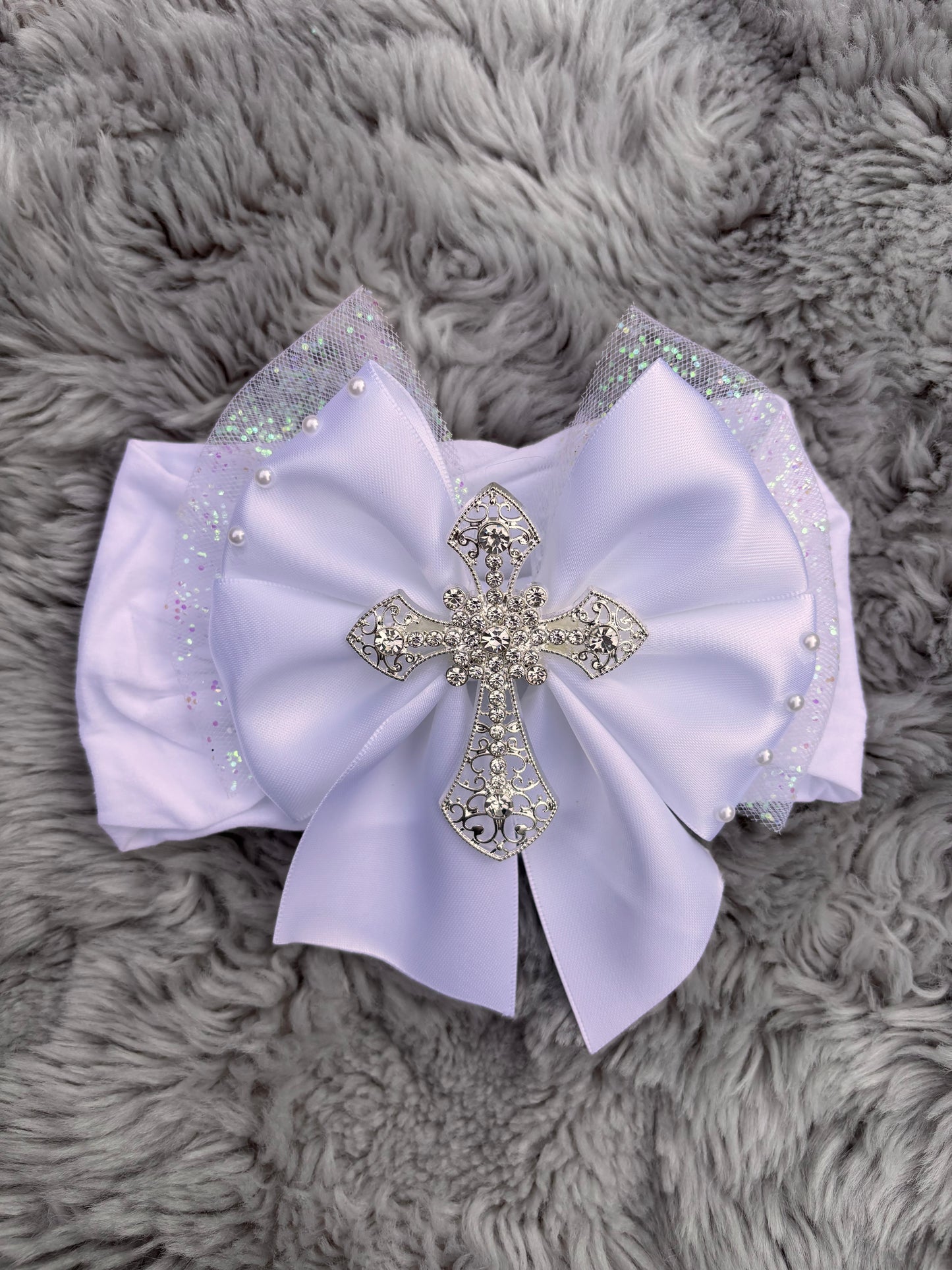 Christening headband