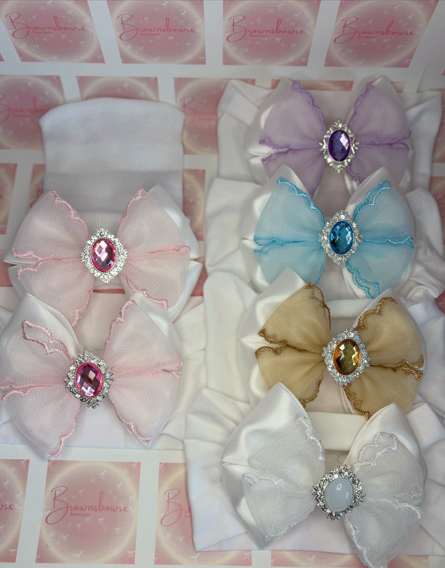 Subtle colour headbands