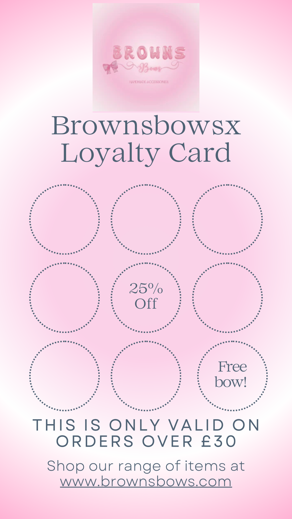 Loyalty card(please read the description)