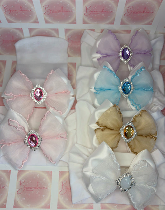 Subtle colour headbands