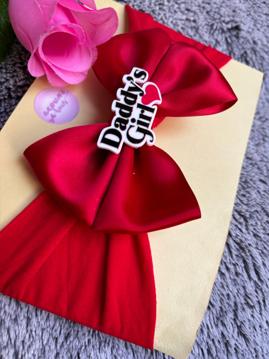 Daddy’s girl bow